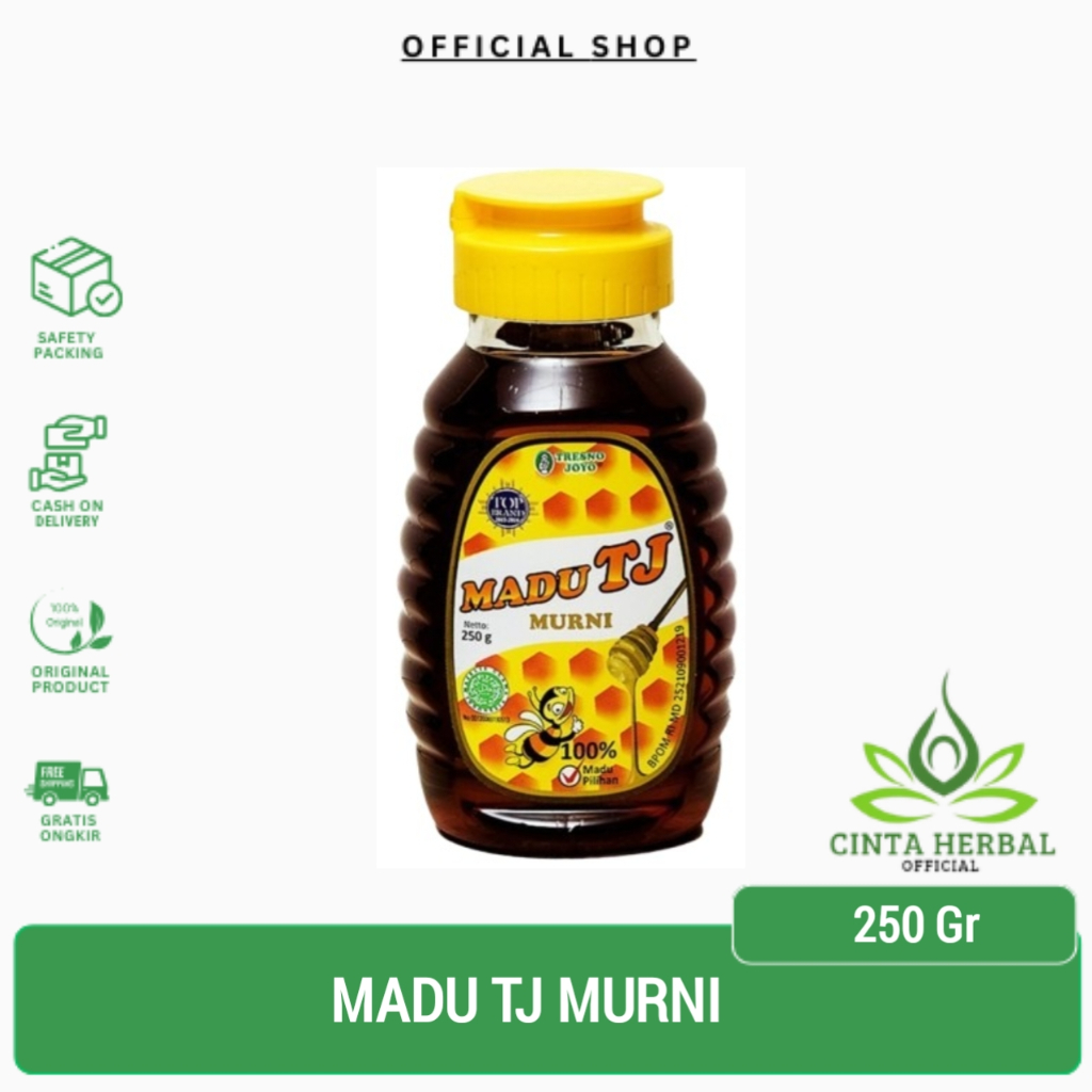 

Madu TJ Murni Tresno Joyo 250 gr ORIGINAL | Madu TJ Extra 250 gr Madu Original Murni