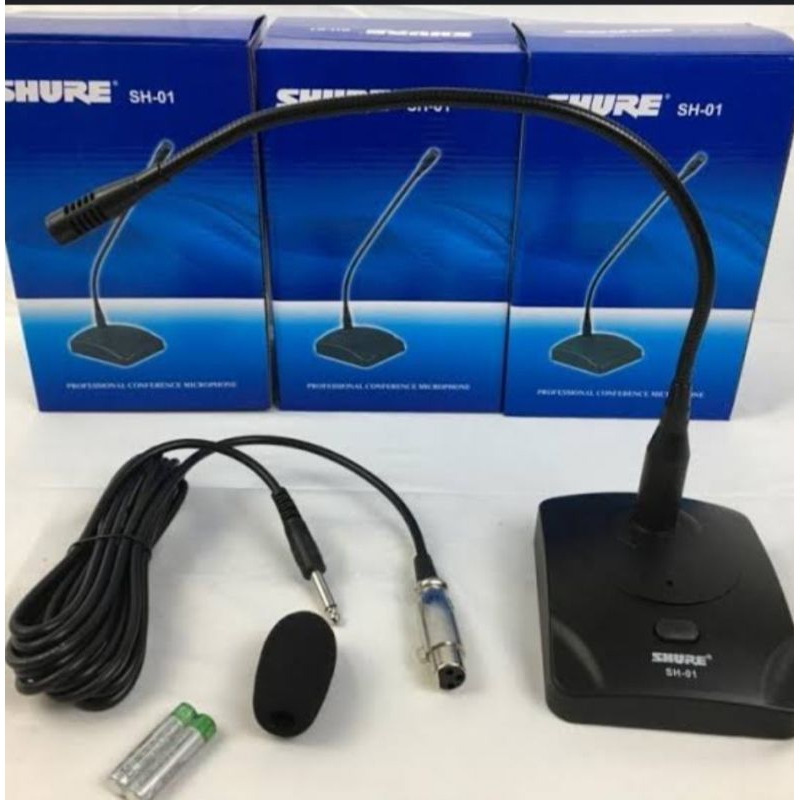 MIC PODIUM CONDENSER SH01 MIC MEJA SH01