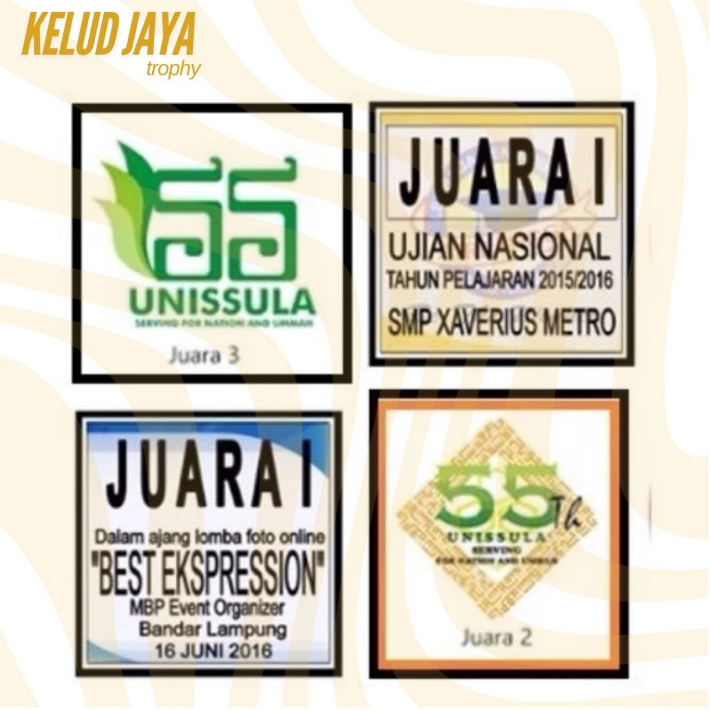 Stiker Piala - Tulisan Piala - Plakat Piala - Jual tulisan piala - Jual stiker piala - Jasa Design P