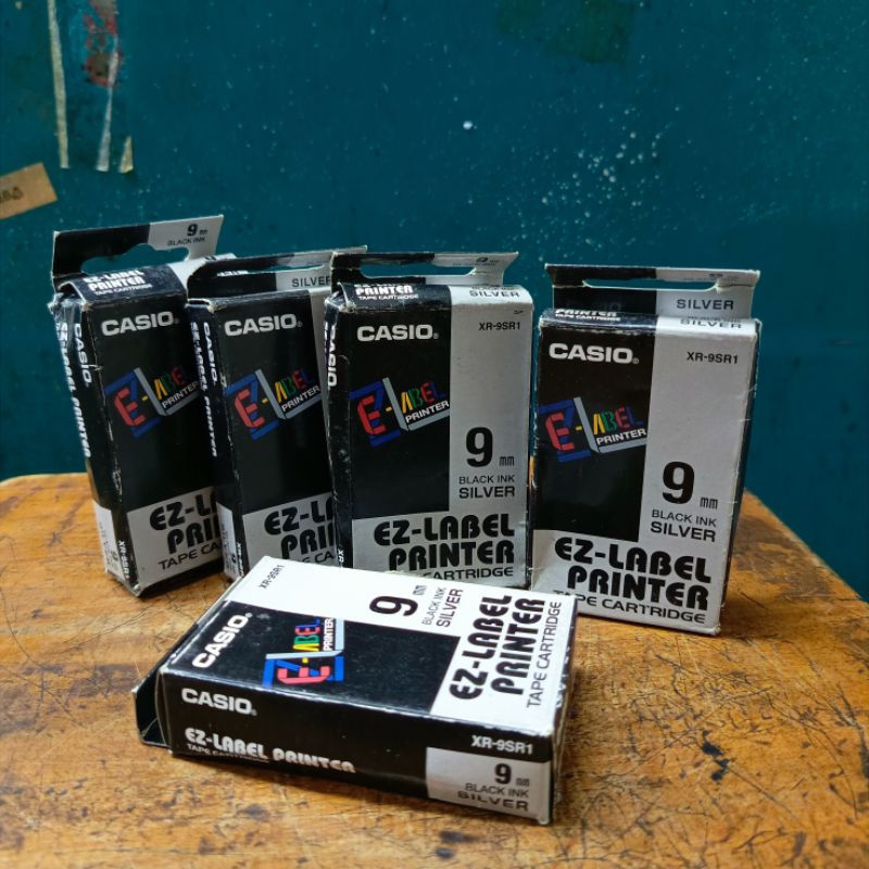 

EZ Label CASIO/EZ-Label Printer CASIO 9mm SILVER/ORIGINAL CASIO/PROMO