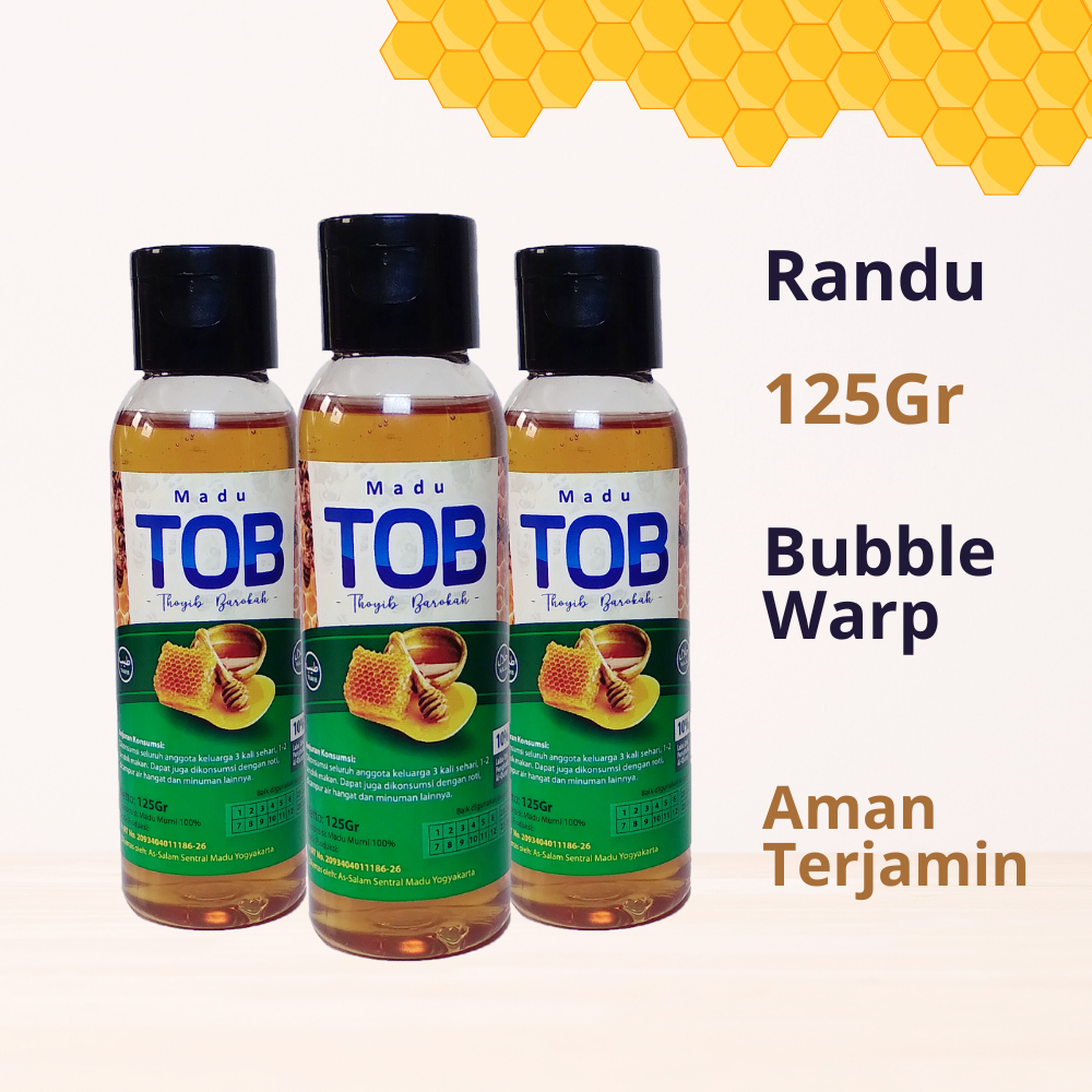 

Madu TOB 125Gr Nektar Randu Lebih Praktis Tutup Flip Top Murah Madu Anak-anak