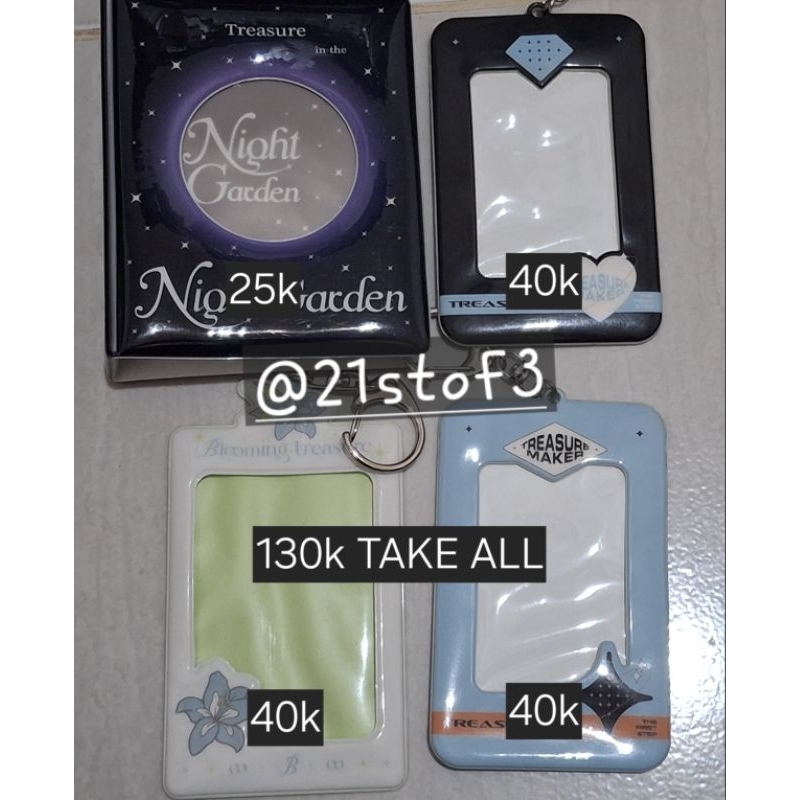 [WAJIB UBAH JNT/POS] TREASURE CAHOL ILY KOLBUK NIGHT GARDEN PC OFFICIAL TREASURE