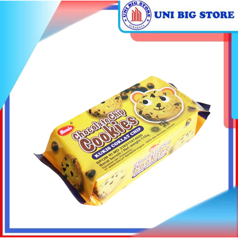 

Monde Chocolate Chip Cookies 110 gr Kukis Coklat Chip