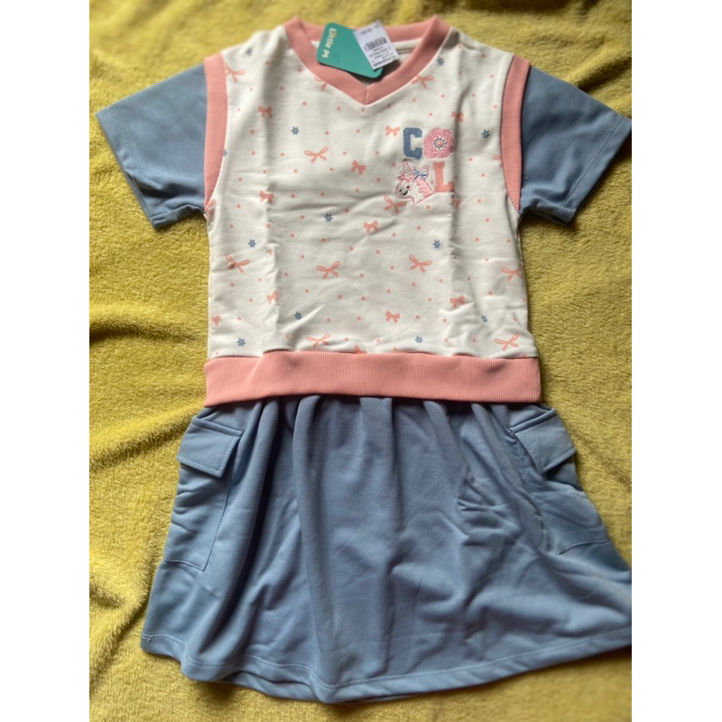 Dress cargo anak perempuan Little M