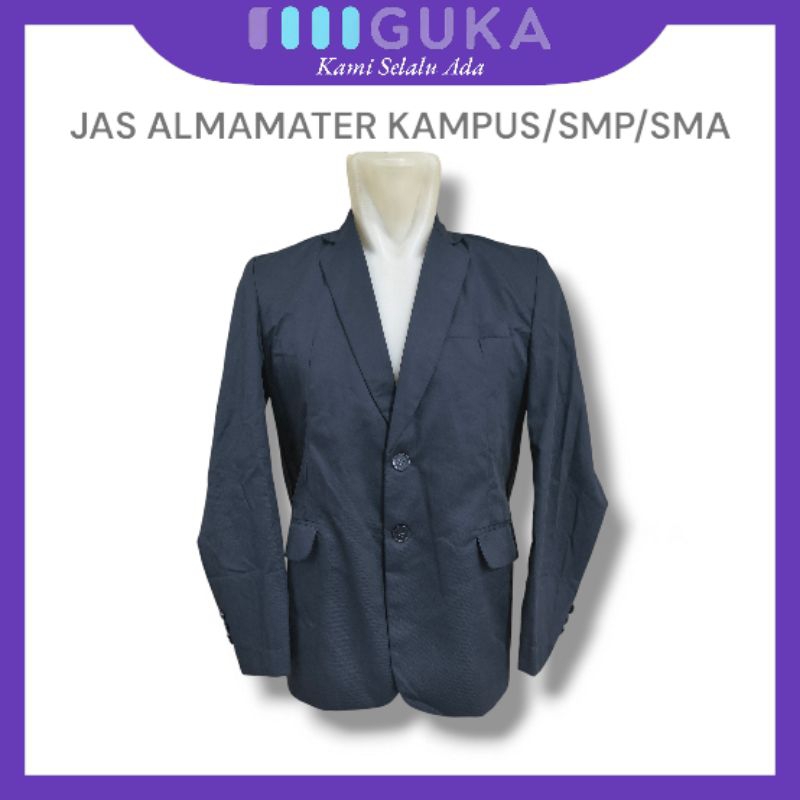 Jas Almamater KAMPUS/SMA/SMP warna biru navy