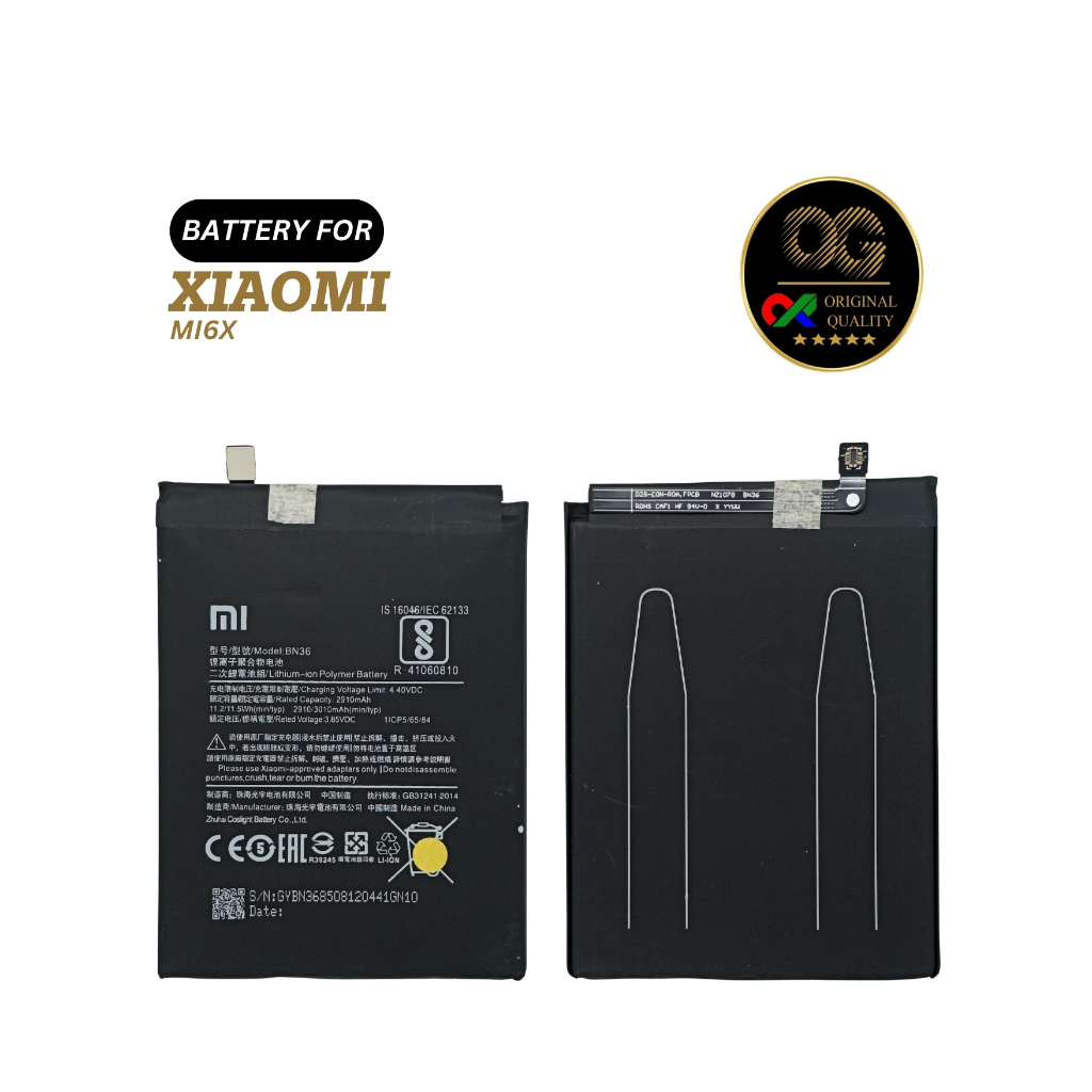 BATERAI / BATTERY / BATRE XIAOMI MI6X / BN-36 ORI