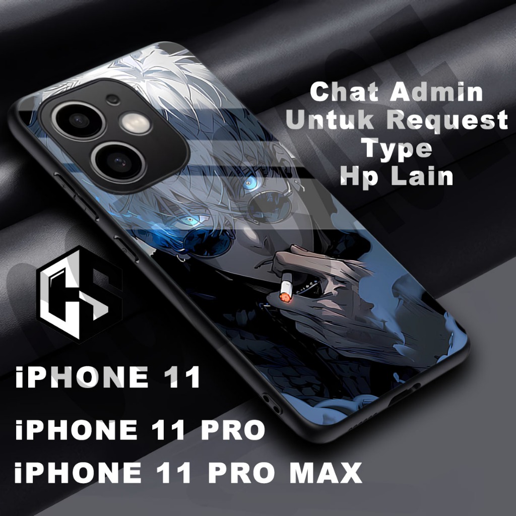 (COD 99) Softcase glossy kilau untuk type Hp IPHONE 11 / Motif Anime/case iphone 11 pro/casing iphon