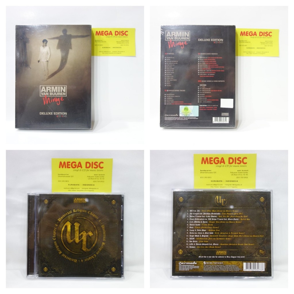 CD Armin Van Buuren Album - Cek Varian / Barcode Audio Music