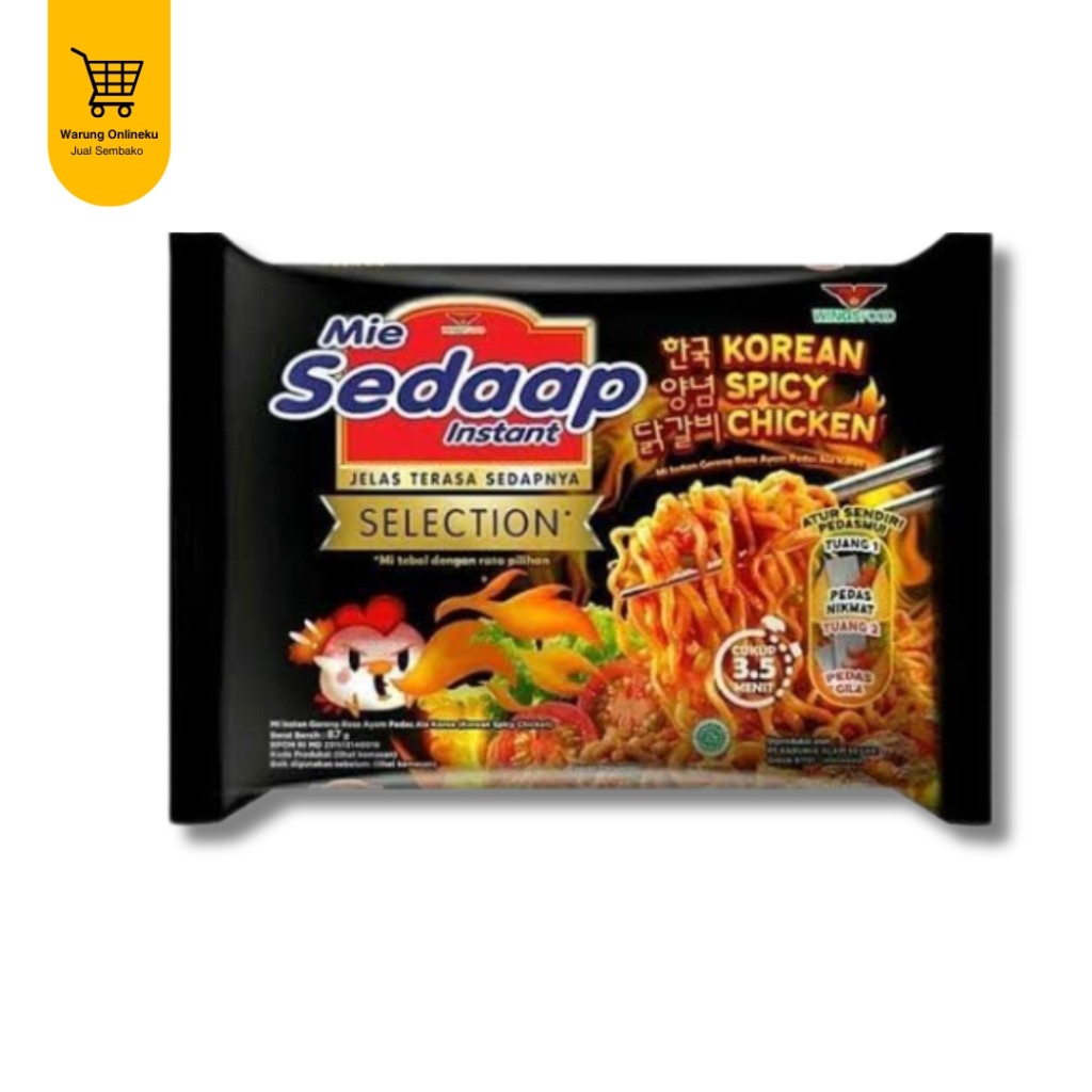 

MIE SEDAAP INSTAN SELECTION KOREAN SPICY CHICKEN