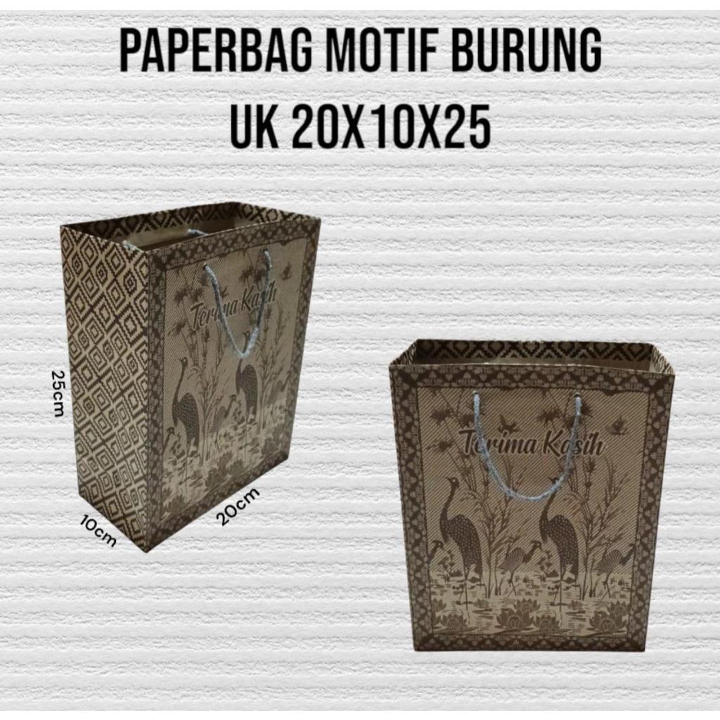 

Paper bag motif uk 20 x 25 x 10 cm