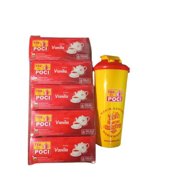 

teh poci vanila 15teabag (1 karton)