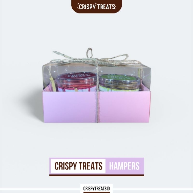 

Crispy Treats Box Merah Muda dengan Tutup Mika – Pilihan Hadiah yang Menyentuh Hati