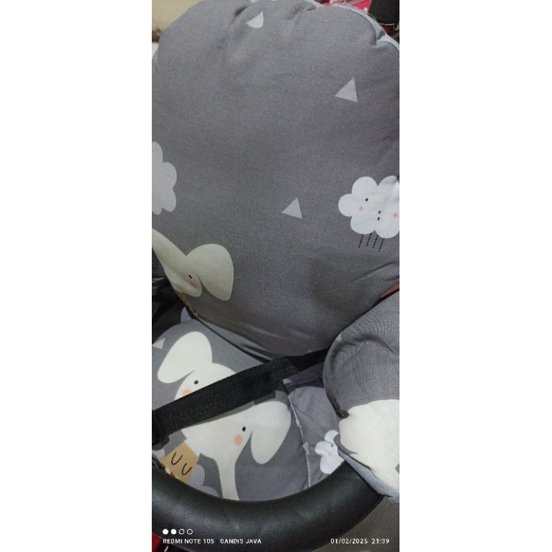 alas sepeda roda 3 dan stroller duduk