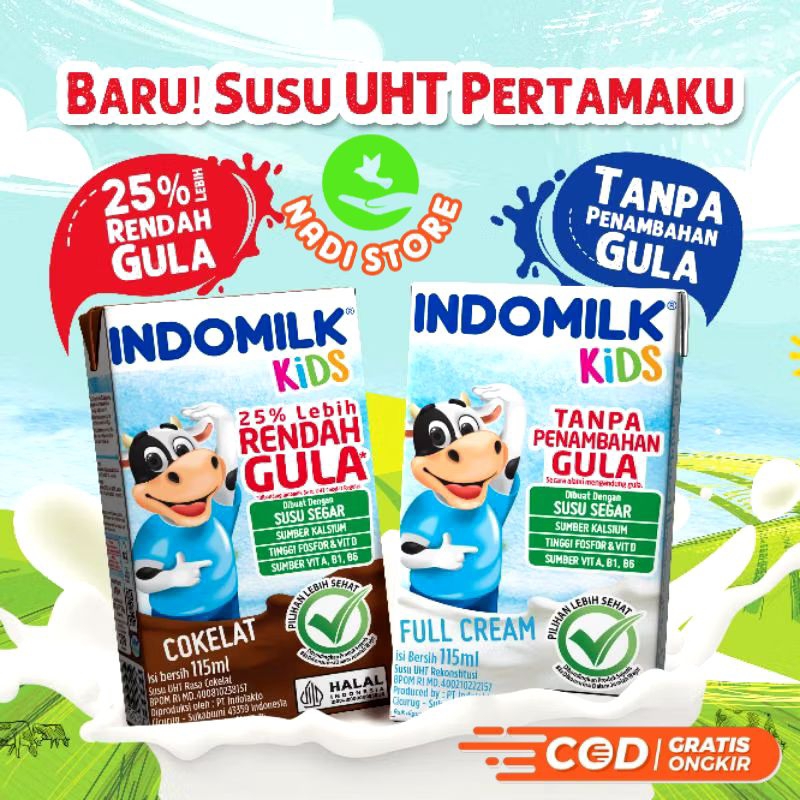 

Indomilk Kids Susu UHT