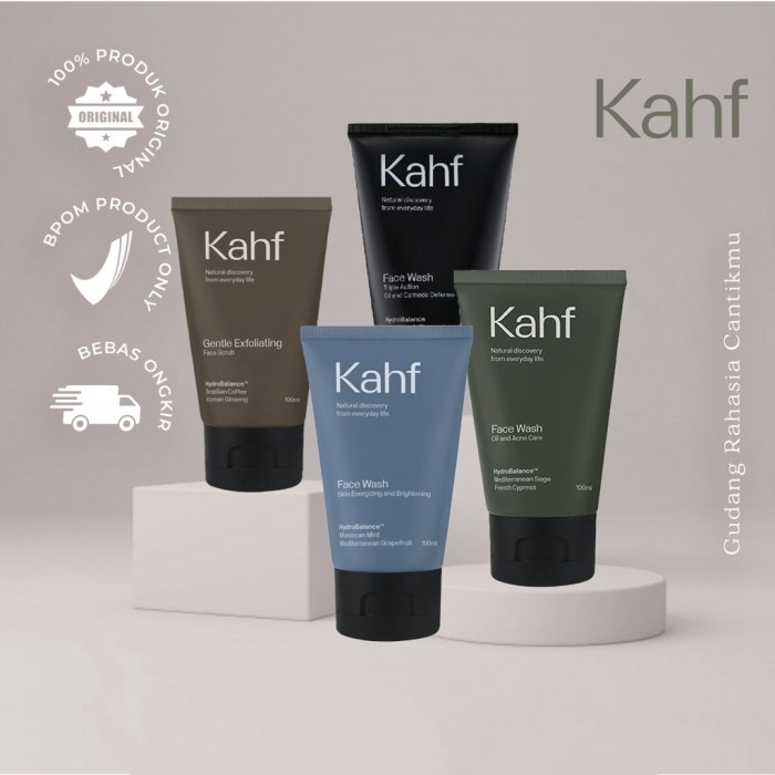 Kahf Face Wash | Sabun Cuci Muka Pria