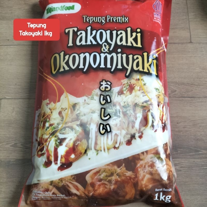 

Tepung Takoyaki Premix 1 kg Bahan Takoyaki halal