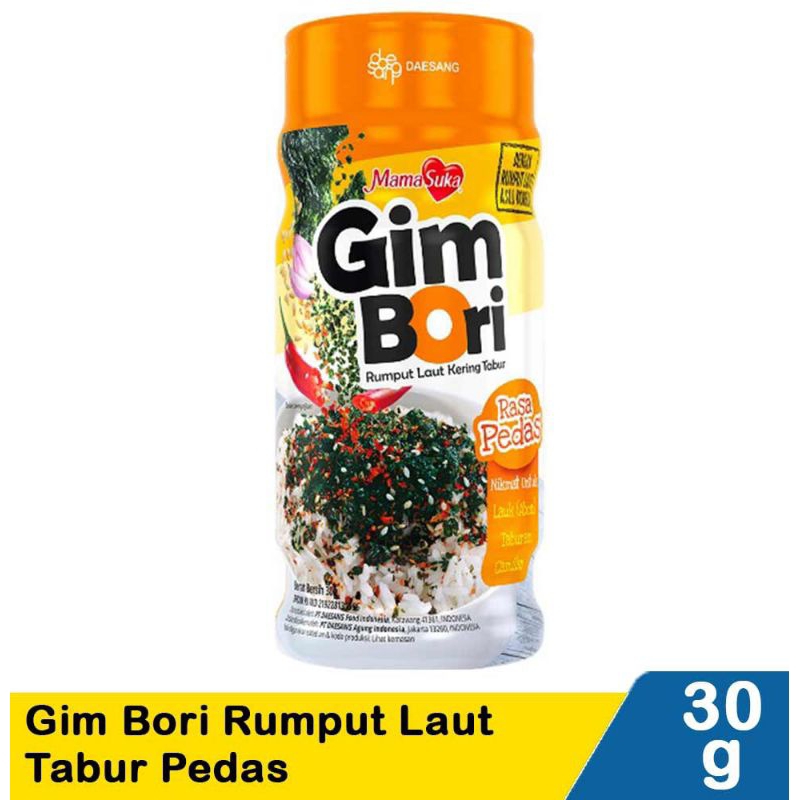 

GimBori Mamasuka 30gram/Nori Tabur Pedas