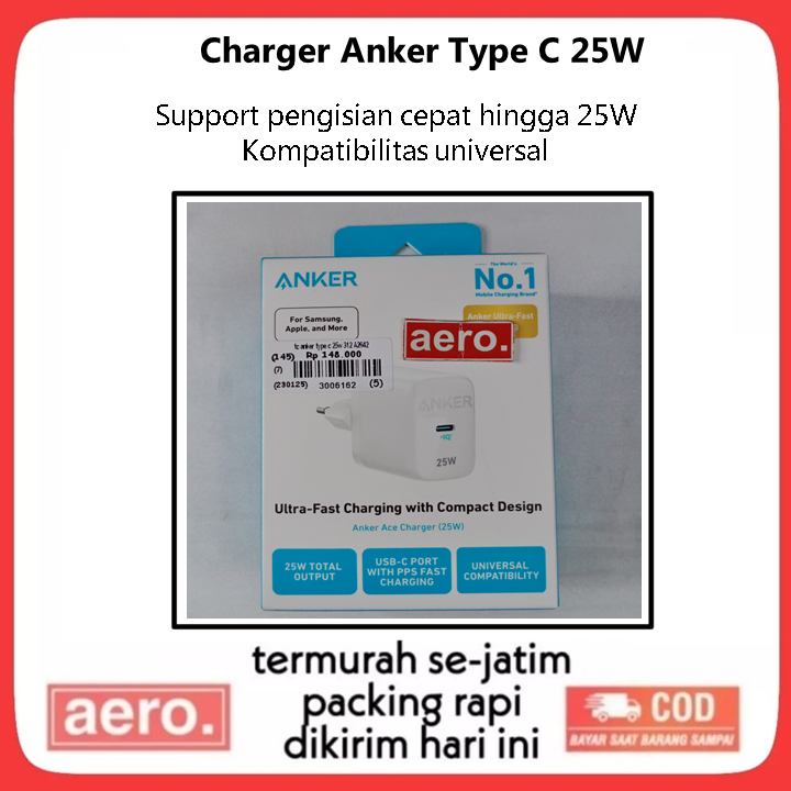 Charger Anker Type C 25W