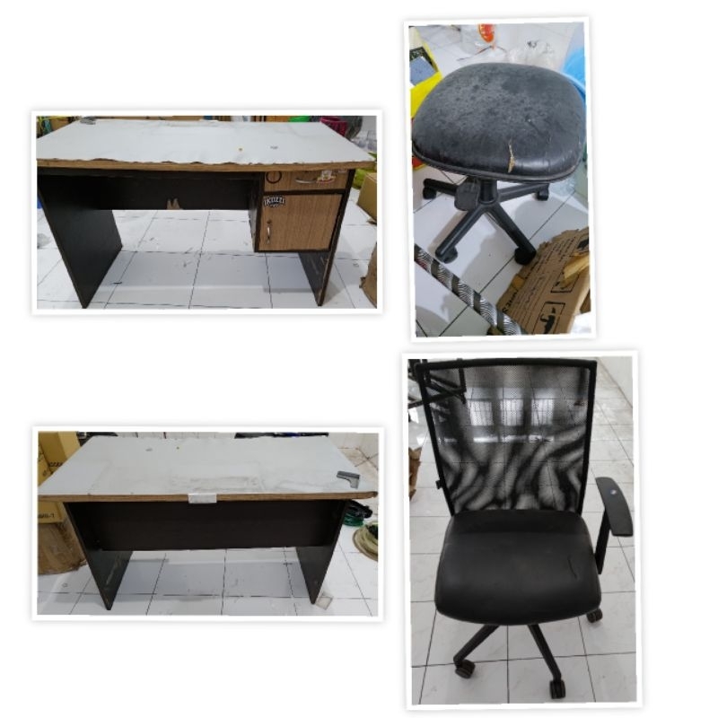 PRELOVED KURSI DAN MEJA KANTOR ONLY MAKASSAR