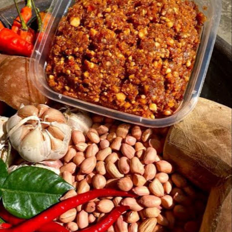 

Sambal pecel khas madiun sangrai - tidak digoreng minyak