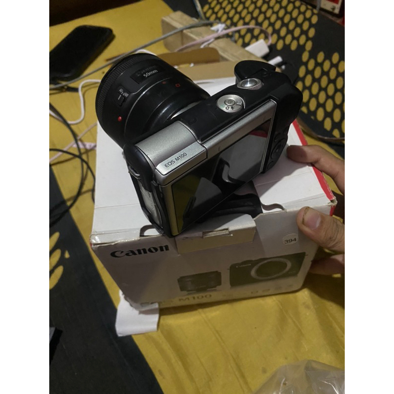 CANON M100 + LENSA FIX CANON DUSBOX