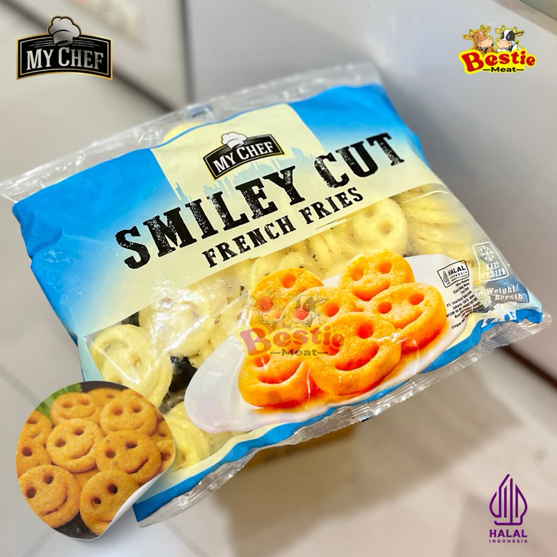 

My Chef Smiley Cut | Kentang Smile | French Fries Kentang 1Kg