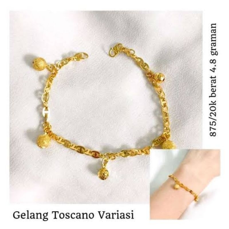 gelang emas 24karat 5gram