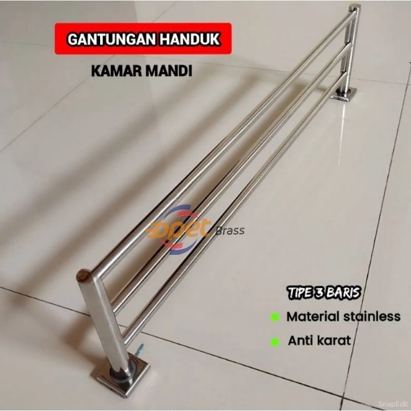 Gantungan Handuk Tempel Dinding