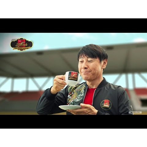 

Kopi hitam sachet edisi timnas