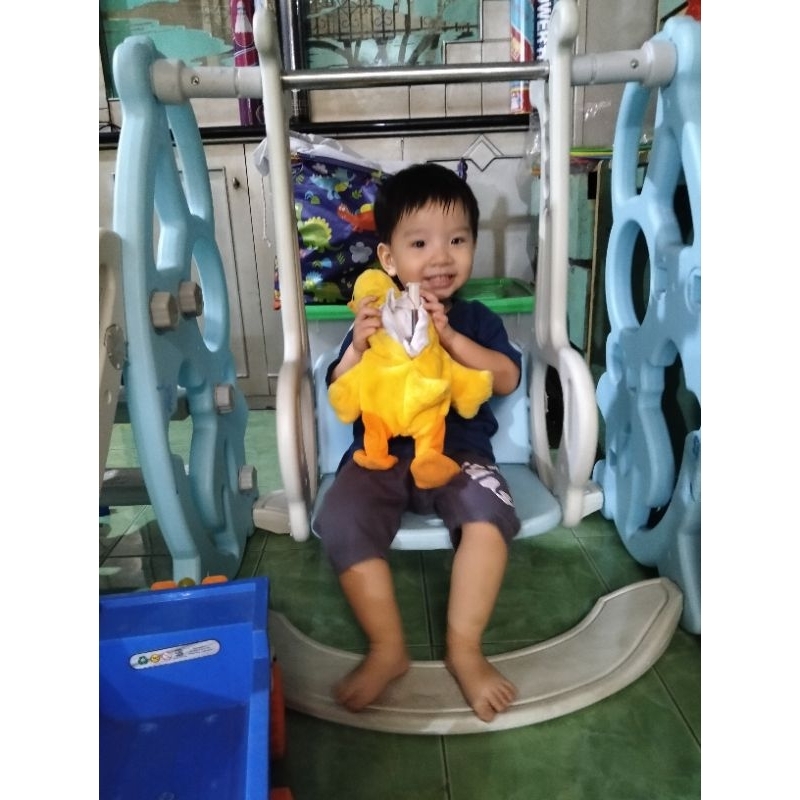 Spacebaby preloved ayunan dan perosotan slide n swing