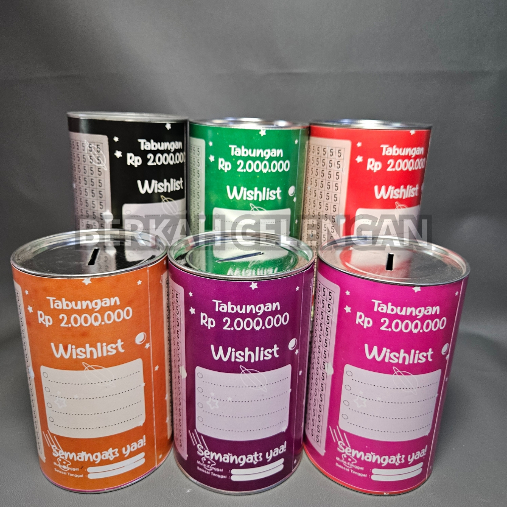 CELENGAN TARGET 5K TARGET 2JT CELENGAN MURAH TABUNGAN TARGET CELENGAN ANAK CELENGAN PERMANENT