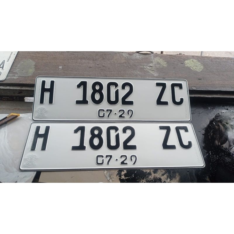 PLAT NOMOR MOBIL BAHAN ORIGINAL