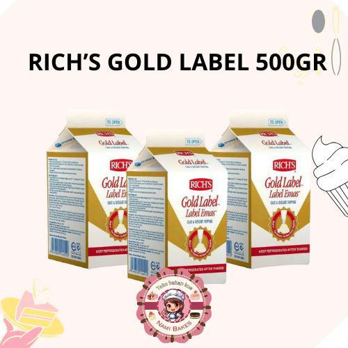 

Rich's Gold Label 500 gr kecil Whipping Cream