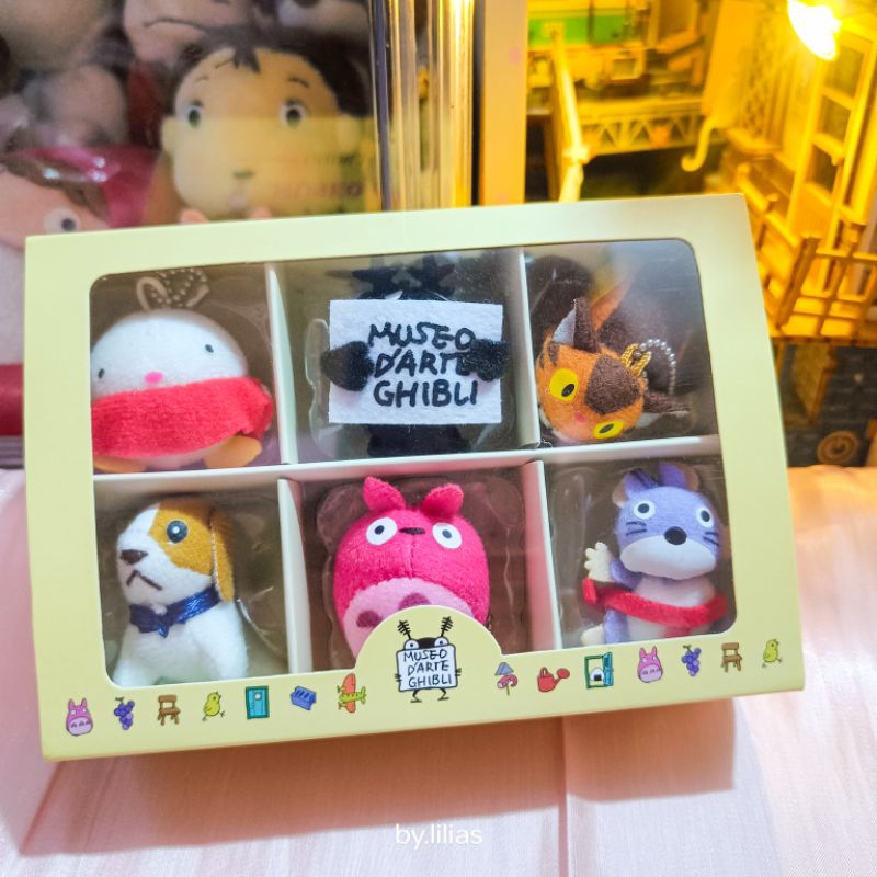 Ghibli Museum Mitaka Forest Movie Mini Collection Keychain Set Box 6 Pcs Museo D'arte Studio Ghibli 