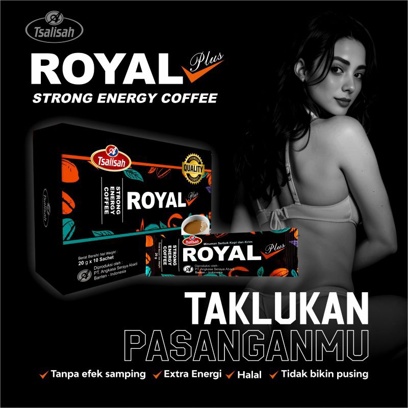 

Tsalisah Kopi Susu Royal Plus Tsalisah / Kopi Tonik / Isi 10 Sachet