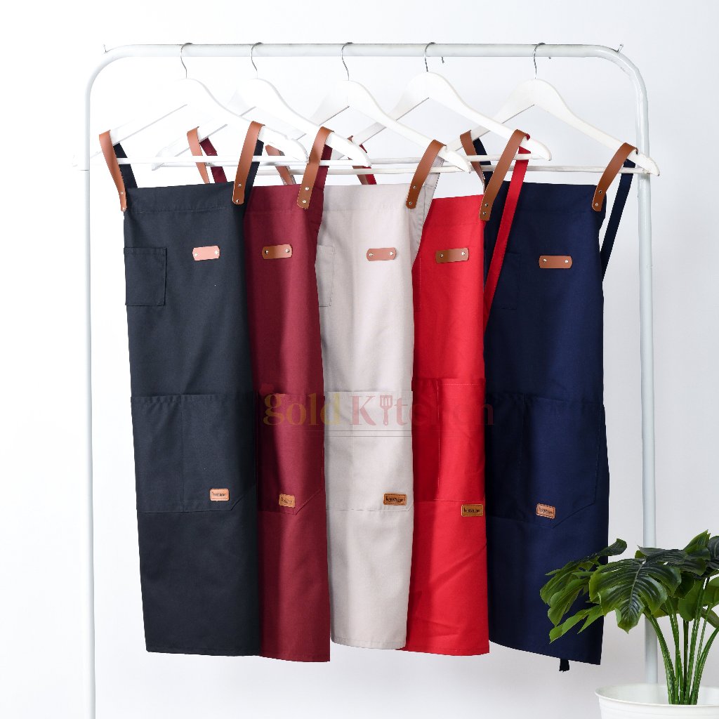 Apron Celemek Masak Apron Masak Apron Barbershop Celemek Barista Celemek Masak Apron Masak Bartender