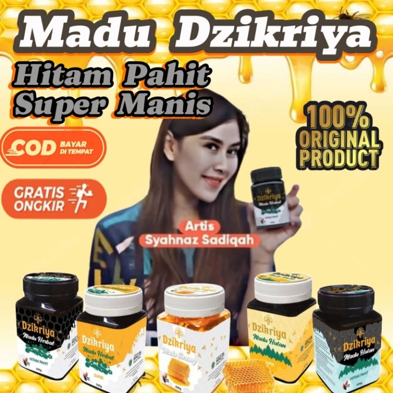 

Promo Ramadhan Dzikriya Madu Hitam Pahit Asli 100% untuk Maag, Darah tinggi