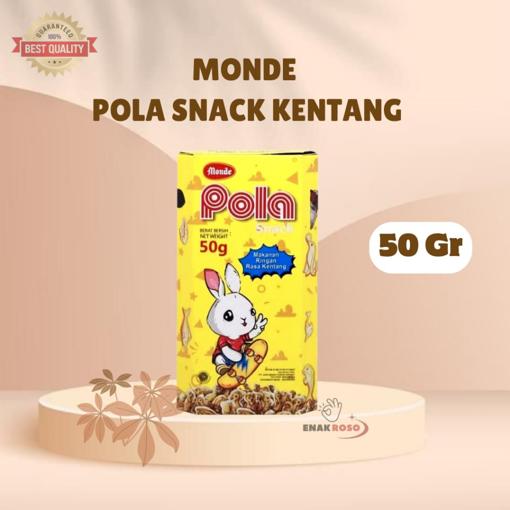 

Monde Pola Snack Rasa Kentang 25gr dan 50gr