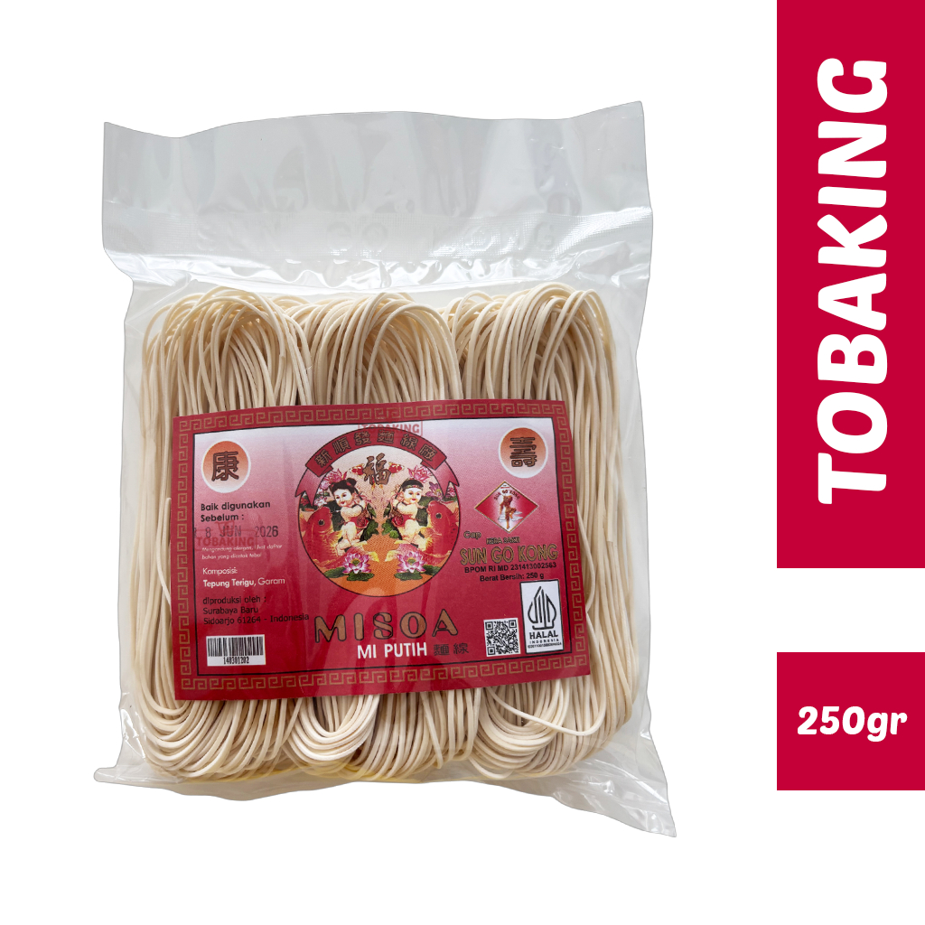 

Misoa / misua / Mi Putih Kera Sakti / Sun Go Kong 250gr HALAL