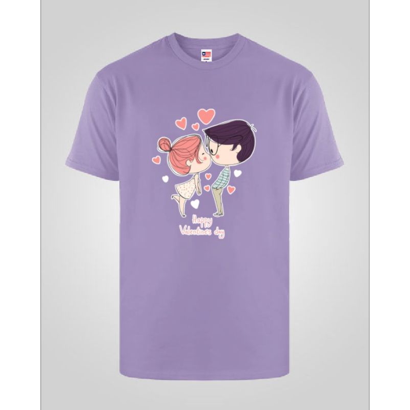 KAOS VALENTINE COUPLE LILAC/KAOS NSA PREMIUM/KAOS PASANGAN