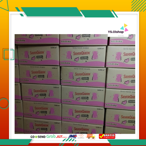 

1 DUS Silverqueen Chunky Bar Limited Edition Teddy Bear isi 3 Pcs x coklat 26 Gr edisi VALENTINE