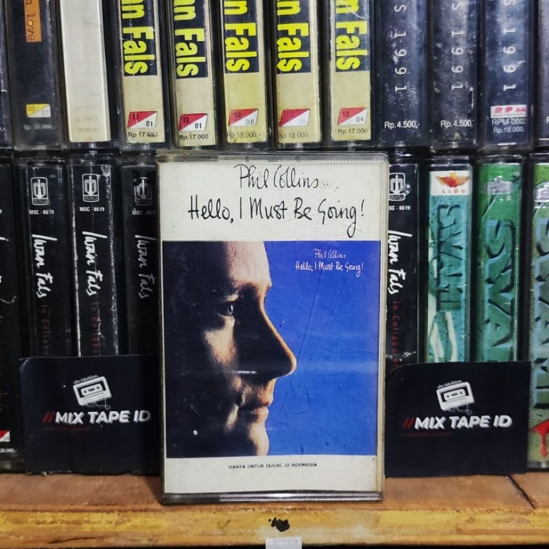 Kaset Pita - Phil Collins - Hello, I Must Be Going - Radio Tape - Kaset - Radio - Pemutar Kaset - Re