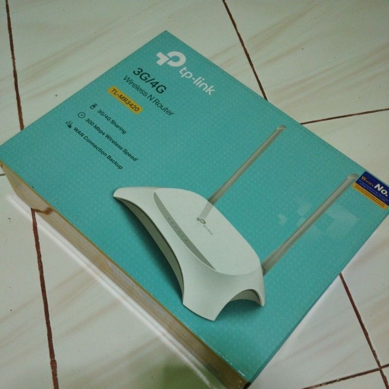 TP-LINK TL-MR3420 (bisa di kombinasi modem usb)