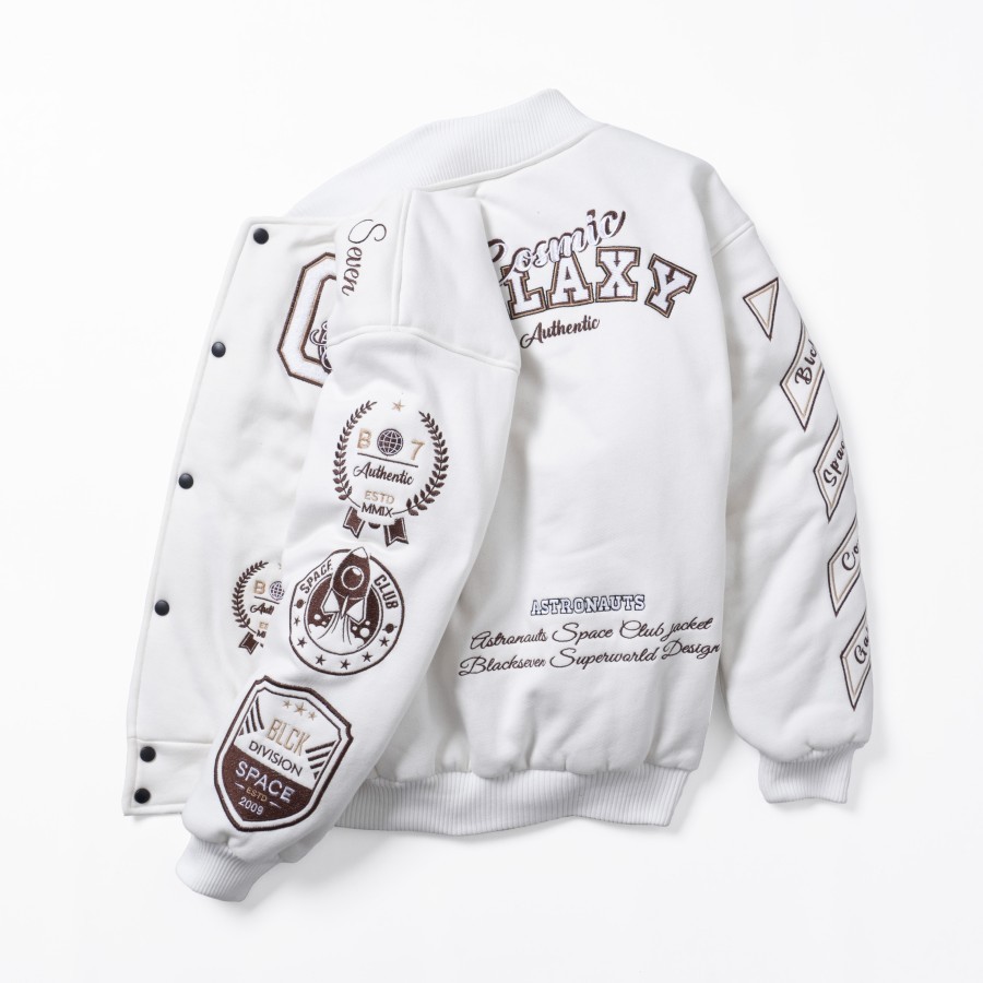 TERBARU Varsity Jacket Exlusive Blackseven Cosmic Galaxy - Limited Edition - Cosmic
