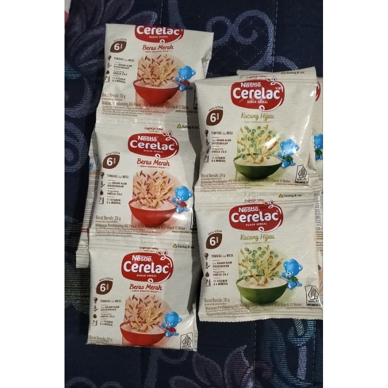 

CERELAC BERAS MERAH DAN KACANG HIJAU SACHET