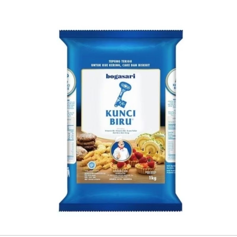 

TEPUNG TERIGU KUNCI BIRU PREMIUM 1 KG
