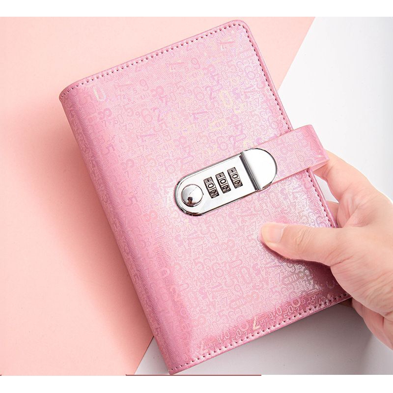 

RB Binder Budgeting Aesthetic Motif Hologram Numerik Angka Pengunci Password Keuangan Tabungan