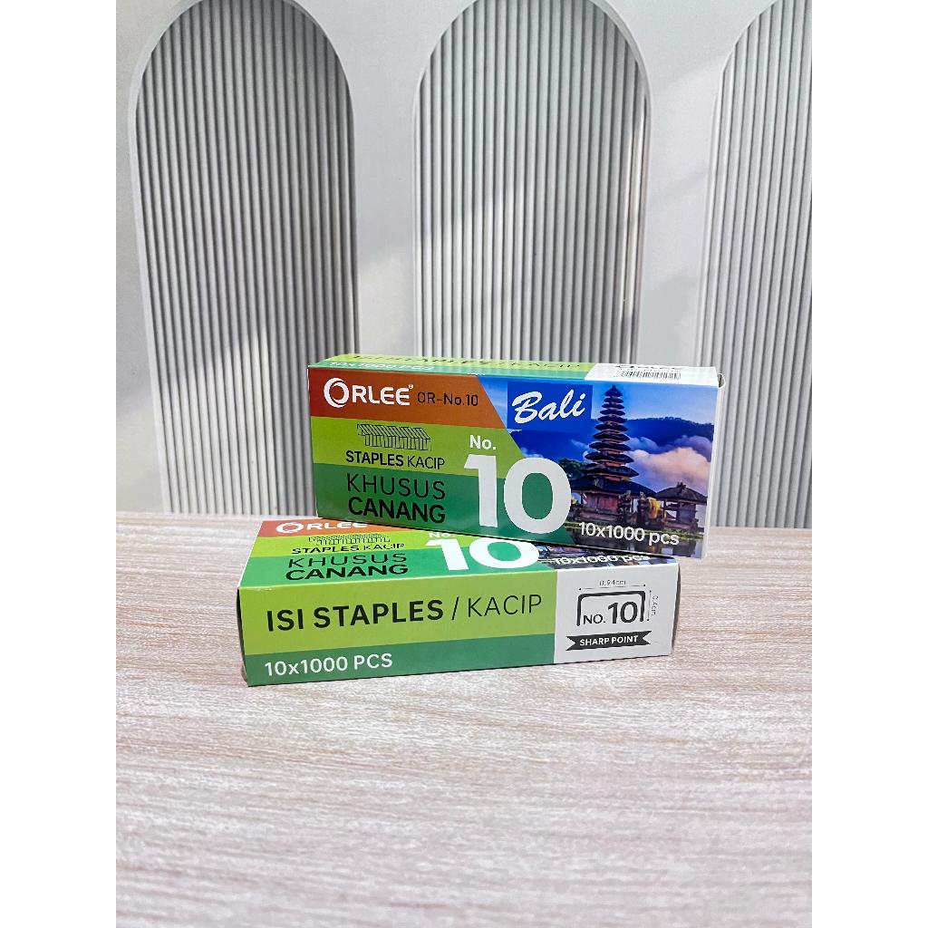 

Isi Staples / kacip merk Orlee Bali isi 10packx1000pcs khusus canang