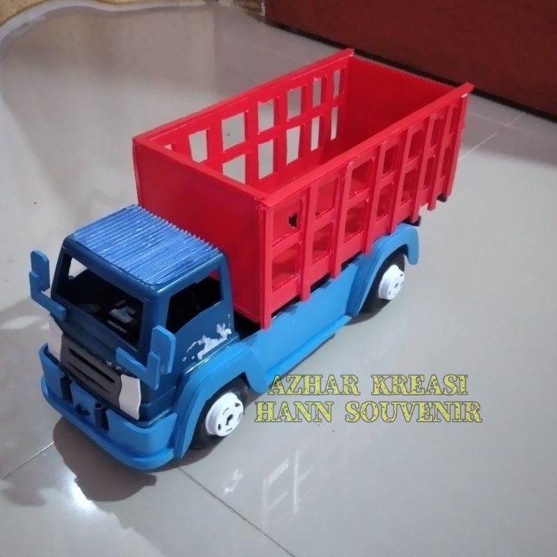 mainan truk plastik modif truk ayam mbois