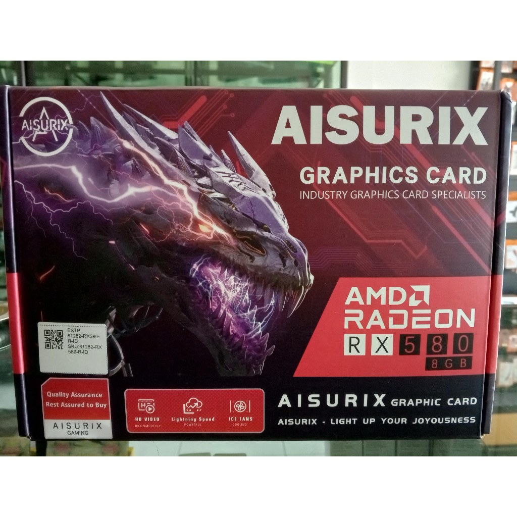 VGA AISURIX RX 580 8GB GDDR5